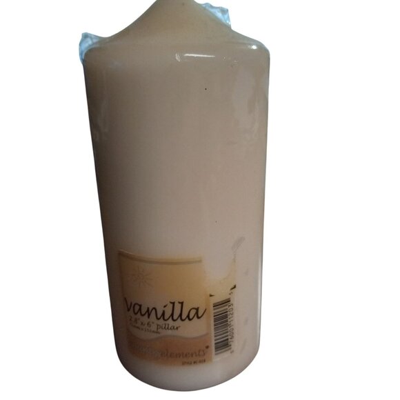 Vanilla Scented Pillar Candle 2.8" x 6" By Country Elements NEW - Picture 1 of 5
